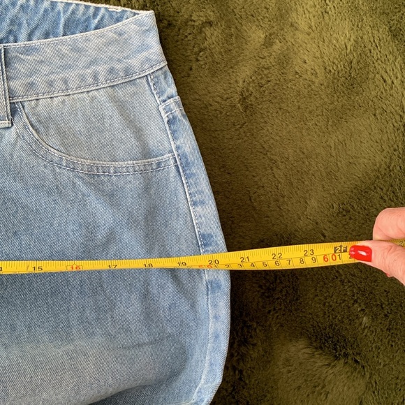 Host Pick ππ Faux Fur Wide Leg High Rise Jeans - Picture 8 of 10